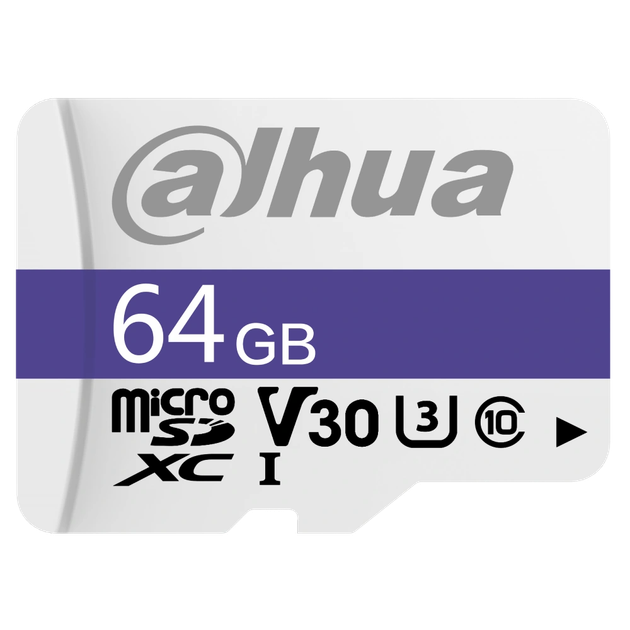 Карта пам'яті Dahua MicroSD 64 ГБ DHI-TF-C100/64GB - Фото 1 Карта пам'яті Dahua MicroSD 64 ГБ DHI-TF-C100/64GB - изображение 1