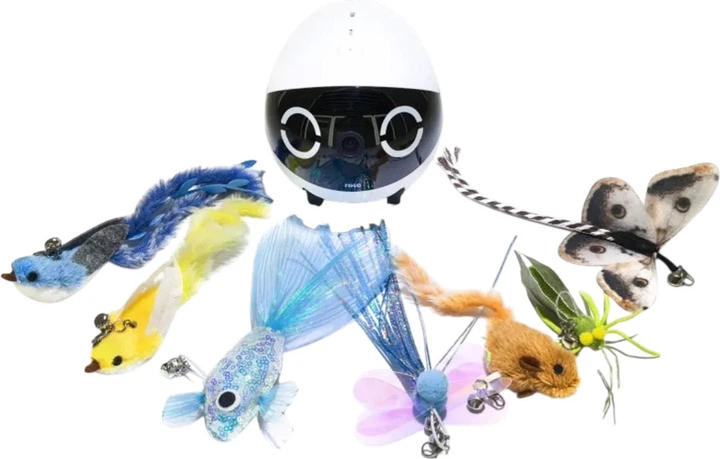 Zestaw wymiennych akcesoriów do robota Enabot ROLA Mini Cat Teaser 7 szt (6972822120867) - obraz 3