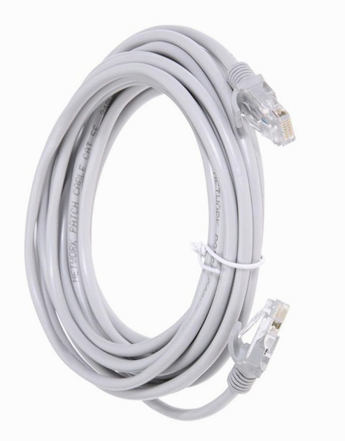 Патч-корд Ethernet 3 метри для підключення пристроїв. Висока швидкість передачі даних. - Фото 5 Патч-корд Ethernet 3 метри для підключення пристроїв. Висока швидкість передачі даних. - зображення 5