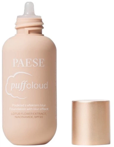 Podkład do twarzy Paese Puff Cloud Spf20 00 Neutral Beige 37 ml (5902627629303) - obraz 2