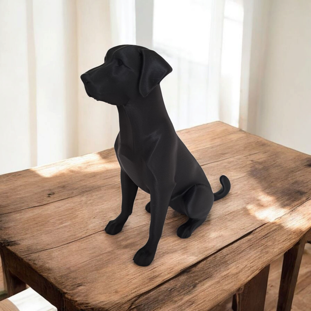 Фігура собаки “Labrador” — стильний інтер’єрний декор, ручне виготовлення, екологічний матеріал, сучасний дизайн, символ охорони - Фото 3 Фігура собаки “Labrador” — стильний інтер’єрний декор, ручне виготовлення, екологічний матеріал, сучасний дизайн, символ охорони - зображення 3