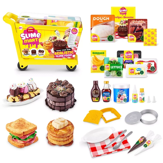 Ігровий набір зі слаймами Slime Mart Shopping Cart Візок смаколиків (15907) - зображення 2