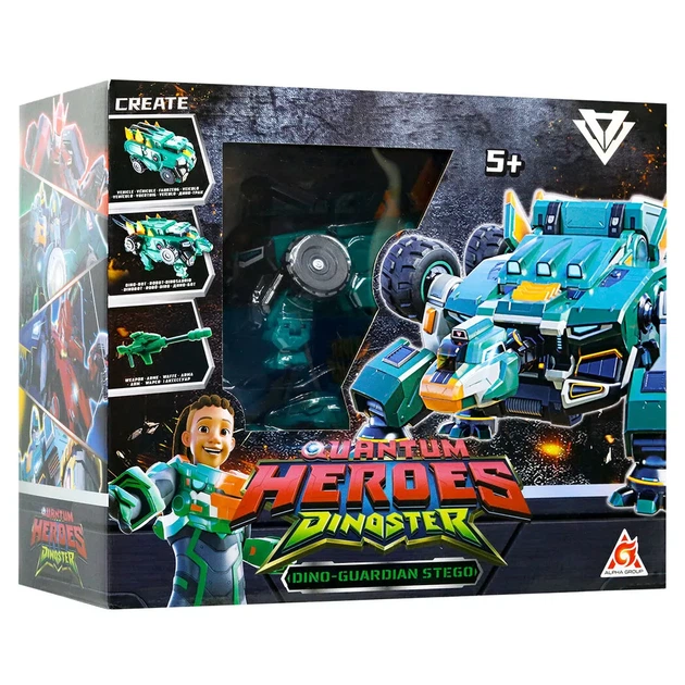 Трансформер Dinoster Мега Дино-Ґардіан Стего (EU580807) - Фото 5 Трансформер Dinoster Мега Дино-Ґардіан Стего (EU580807) - зображення 5