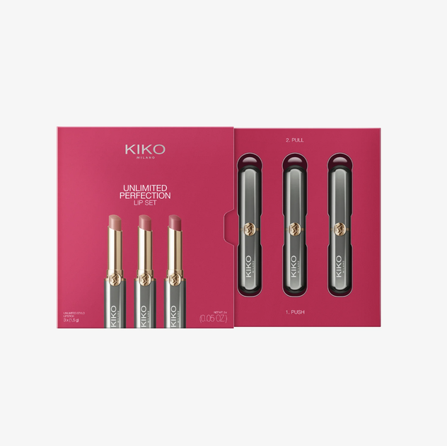 Набор помад KIKO Milano Unlimited Perfection Lip Set – Nude Aura - изображение 2