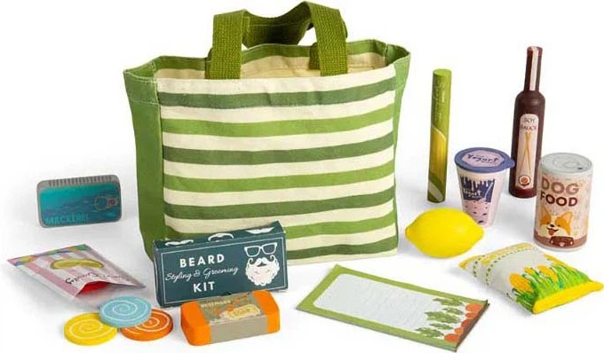 Ігровий набір Bigjigs Toys Похід за покупками 17 елементів 37060 (691621850602) - зображення 2