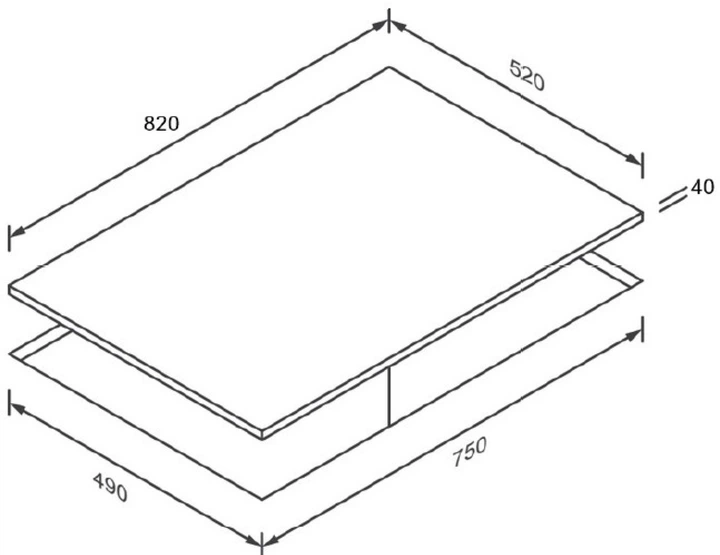 Płyta indukcyjna Kernau KIH 7534.1-5B BL Kitchen Connect - obraz 2
