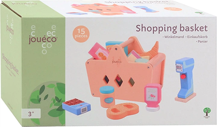 Ігровий набір Joueco Кошик для покупок 80122 (8711866801220) - зображення 1