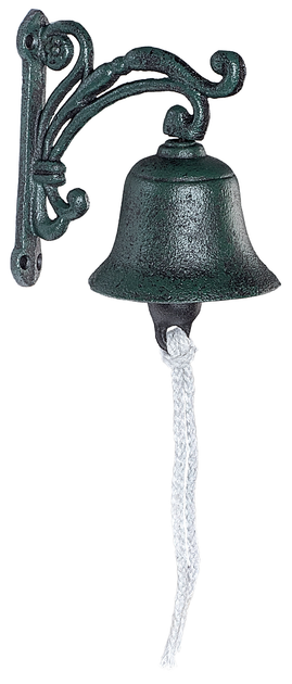 Декоративний чавунний дзвіночок Kadax Greux Зелений (5903699496534) - зображення 2