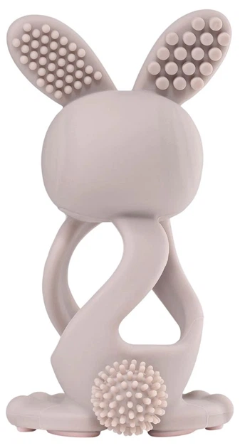 Gryzak Brush-Baby Bobbie Bunny Cappuccino Grey (5060178103762) - obraz 2