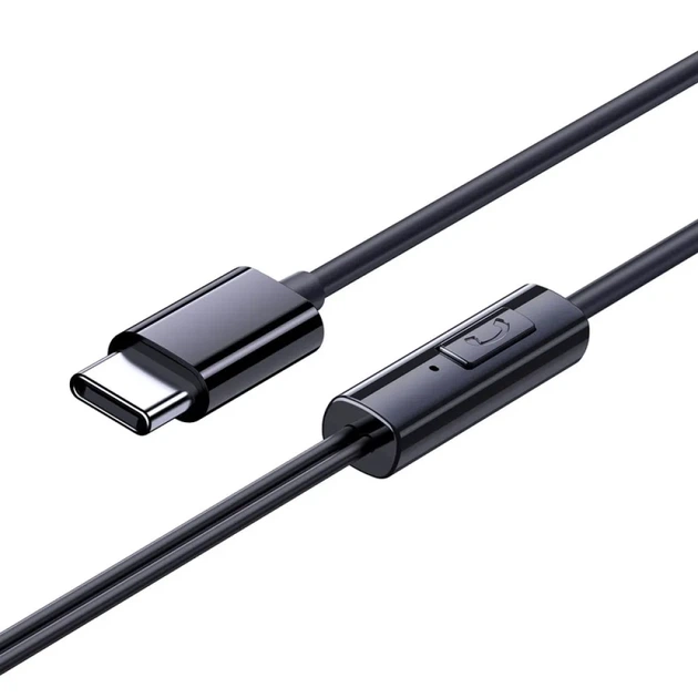 Навушники Baseus Encok CZ11 Type-C Wired Earphones Black - зображення 2