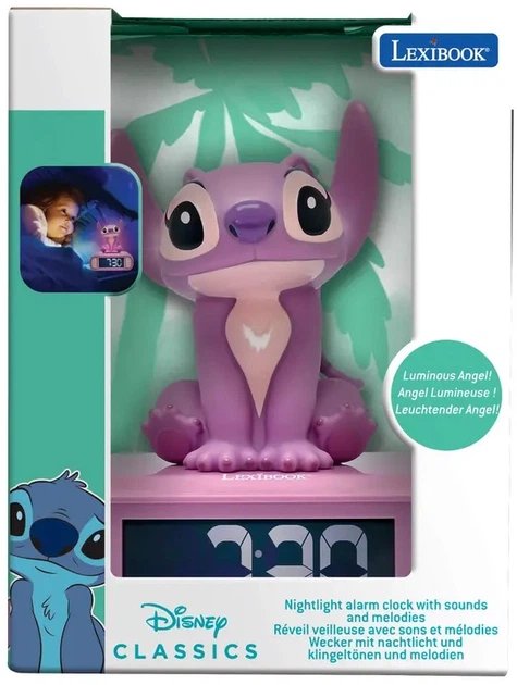 Lampka nocna-budzik Lexibook Angel RL800D1 Pink (3380743102139) - obraz 2