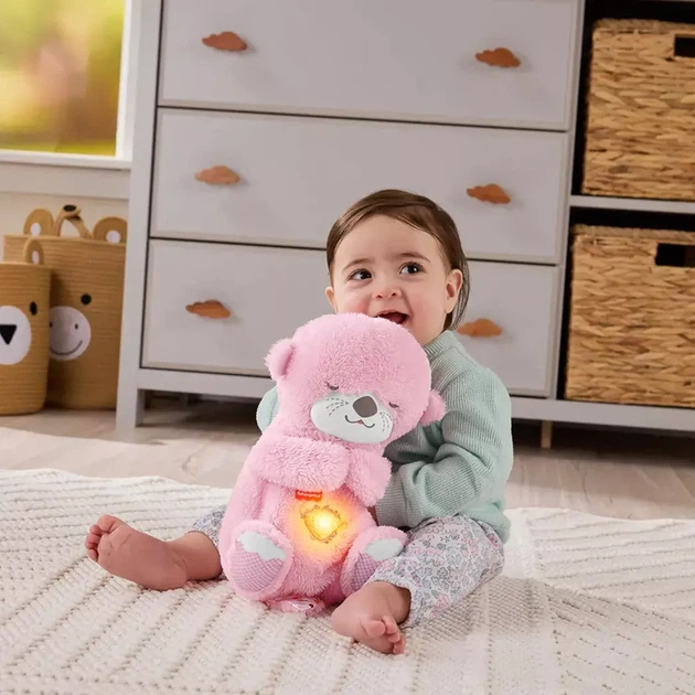 Мягкая игрушка Fisher Price Сказочные сны розового выдренка (JLJ33) - изображение 3