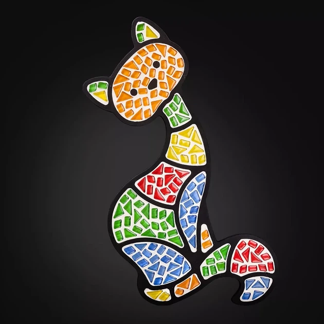 Мозаика Mosaaro Хрустальное стекло Кот (MA3002) - изображение 2