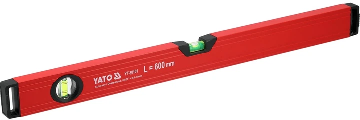 Poziomnica aluminiowa Yato YT-30101 600 mm (5906083125423) - obraz 2