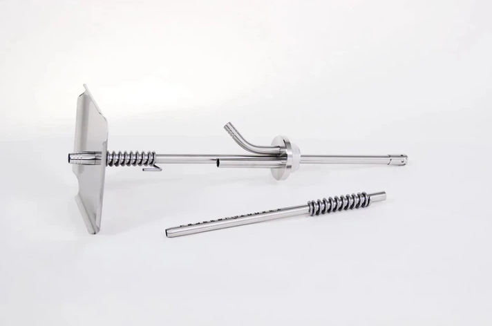 Шахта для кальяну Trumpet Hookah T-Combi дизайнерський Трампет Хука Т Комбі 49 см нержавіюча сталь та поліацеталь на ущільнювачі з дифузором - зображення 4