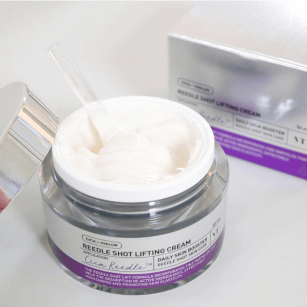 Антивозрастной крем з пептидами VT Cosmetics Reedle Shot Lifting Cream 50 мл - Фото 5 Антивозрастной крем з пептидами VT Cosmetics Reedle Shot Lifting Cream 50 мл - изображение 5