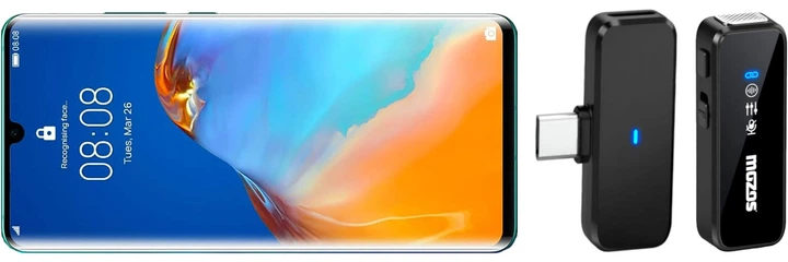 Бездротовий мікрофон Mozos MX2-DUAL (5903738184569) - зображення 4