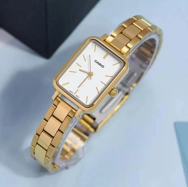Женские наручные часы Casio LTP-V009G-7E, кварцевые, стальной браслет, водозащита 30 м - изображение 4