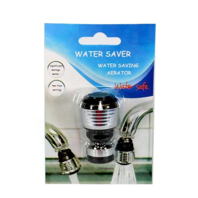 Поворотный аэратор для смесителя Water Saver с фильтром для экономии воды 360 градусов два режима работы - изображение 2