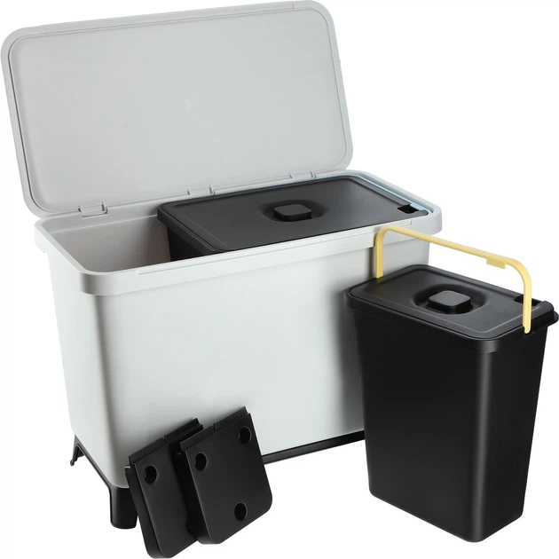 Zestaw koszy na śmieci Kadax Franey 10 + 23 L K9801 (5903699493779) - obraz 2