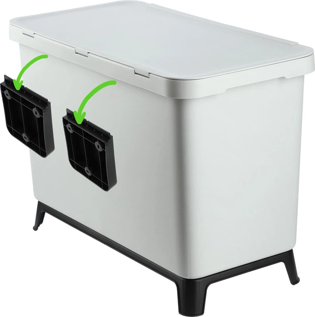 Zestaw koszy na śmieci Kadax Franey 10 + 23 L K9801 (5903699493779) - obraz 7