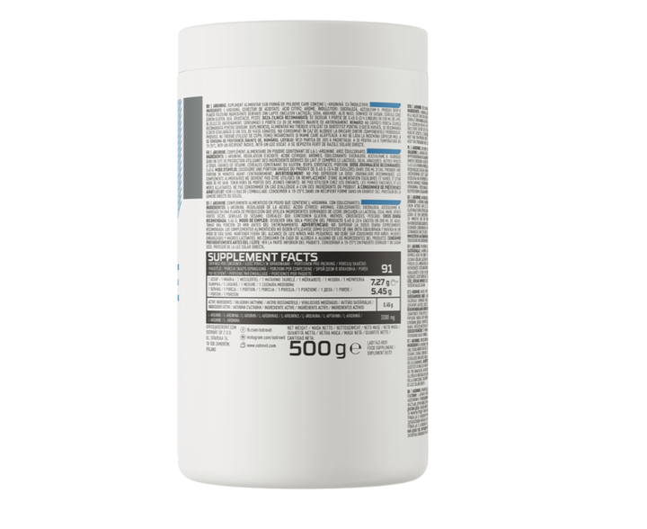 L-Аргінін OstroVit 500гр. смак Мультифруктовий - зображення 2