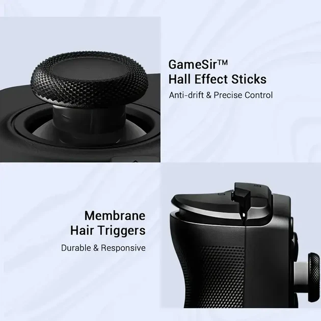 Мобильный геймпад GameSir X5 Lite (Hall Effect джойстики, турбо режим, USB-C зарядка, 135 г) - изображение 4