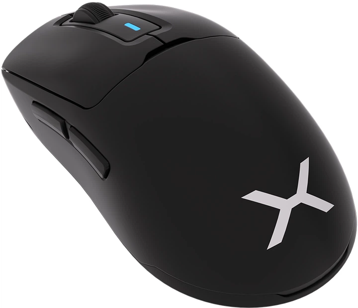 Mysz Krux Plasma Wireless/Bluetooth/USB RGB Black (5903018667676) - obraz 1