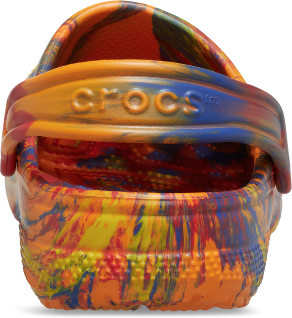 Дитячі кроксі класик помаранчеві для хлопчика Crocs Kids' Classic Marbled Clog - Фото 2 Дитячі кроксі класик помаранчеві для хлопчика Crocs Kids' Classic Marbled Clog - зображення 2