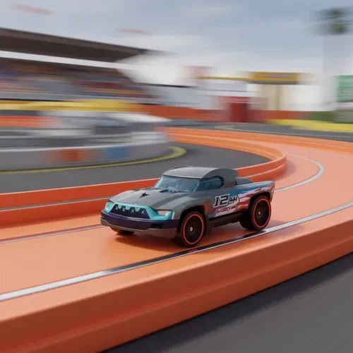 Машинка Хот Вилс 1:64 Terra-Tracktyl коллекция Track Champs Hot Wheels Mattel JBB82 - изображение 2