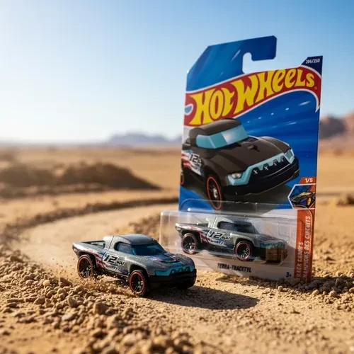 Машинка Хот Вилс 1:64 Terra-Tracktyl коллекция Track Champs Hot Wheels Mattel JBB82 - изображение 3