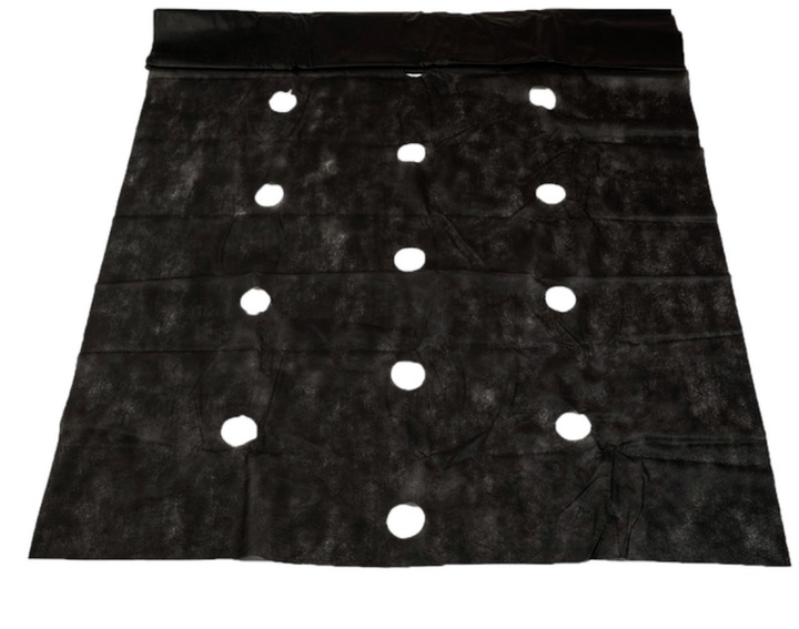 Агроволокно Shadow чорне з перфорацією 3 отвори, 50 г/м², 1.6×100 м - зображення 9