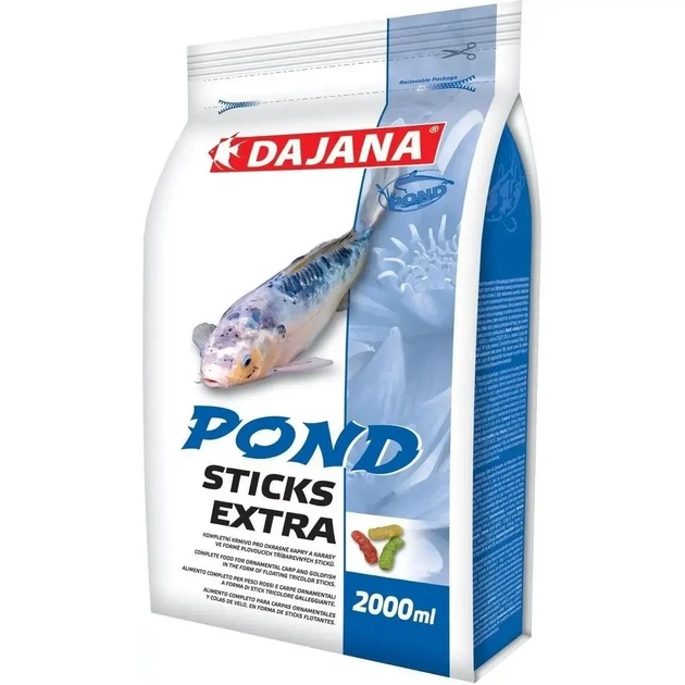 DAJANA Pond Stick Extra Корм для декоративних коропів, карасів та риб у ставках 2000 мл/160 г - зображення 2
