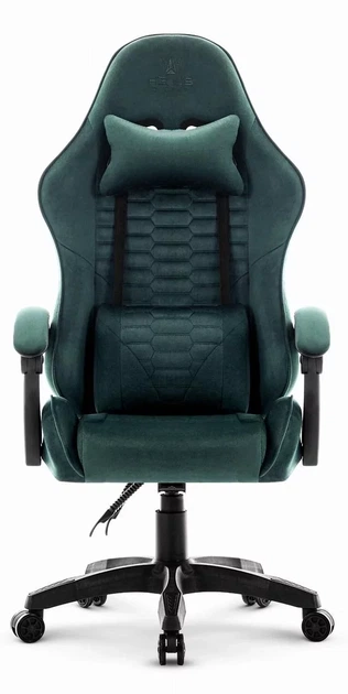 Геймерське крісло тканинне Hell's Chair HC-1000 Green - изображение 2