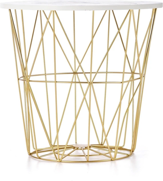 Столик Halmar Harissa G 41 см Біла (5905248125551) - зображення 3