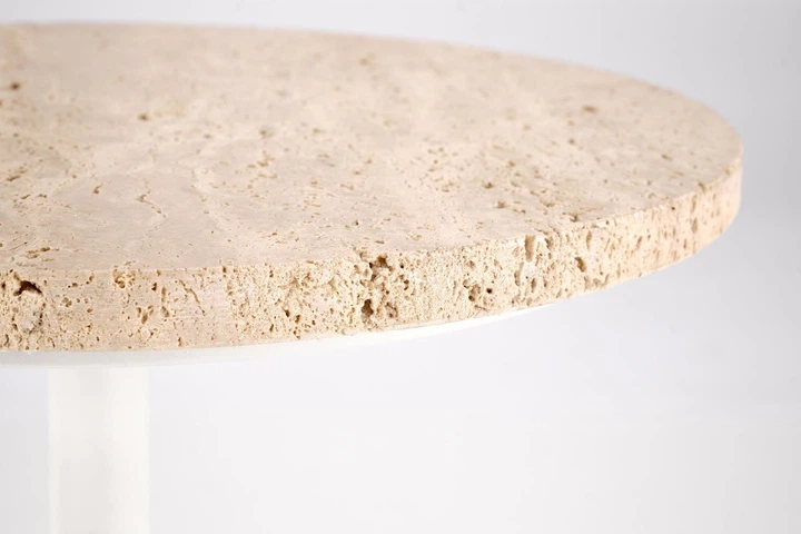 Столик Halmar Traverso S Бежевий / Білий (5905248129696) - зображення 3