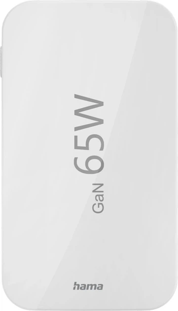Ładowarka sieciowa Hama 2 x USB Type-C + 1 x USB Type-A GaN 65 W White (4047443532329) - obraz 4