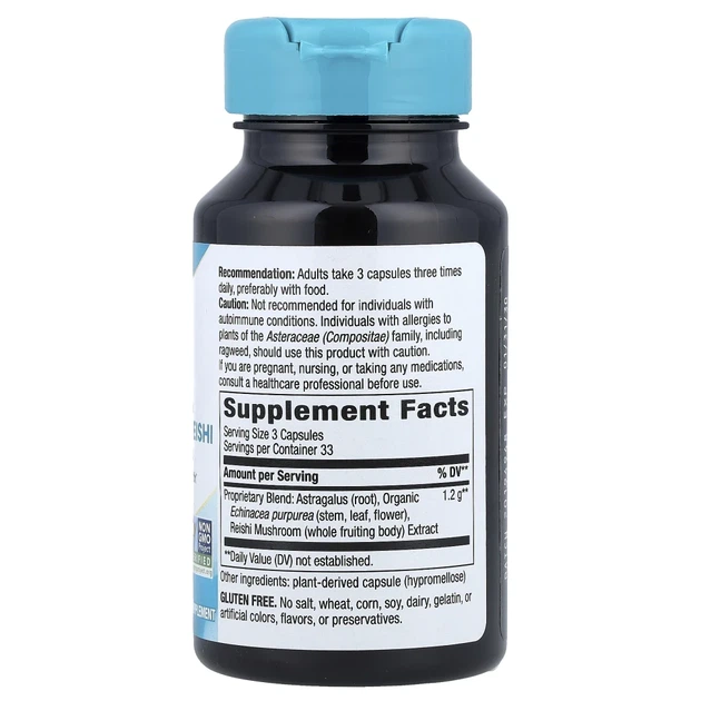 Ехінацея Астрагал та Рейші Nature's Way (Echinacea Astragalus Reishi) 100 капсул (NWY-00413) - изображение 2