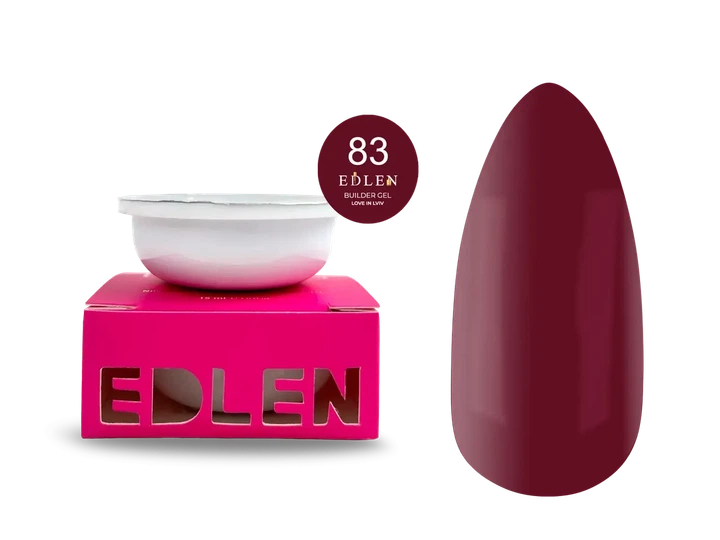 Сменный картридж Edlen Builder Gel No83 Love In Lviv 30 мл - Фото 1 Сменный картридж Edlen Builder Gel No83 Love In Lviv 30 мл - изображение 1