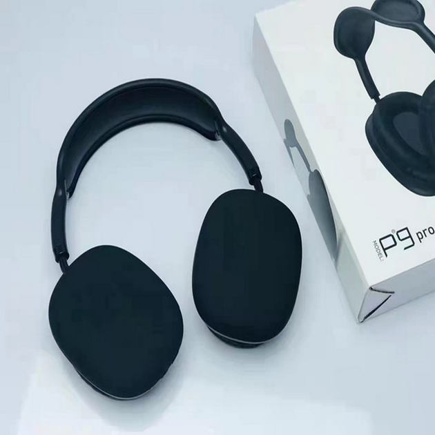 Полноразмерные беспроводные наушники Usams P9-PRO Bluetooth с MP3 плеером, FM радио, AUX, микрофон, microSD Black - изображение 8