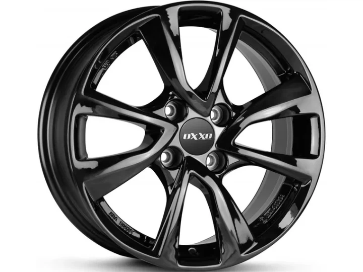 Диски Oxxo Oberon 4 Black (OX07) R16 W6.5 PCD4x108 ET37.5 DIA63.4 - Фото 1 Диски Oxxo Oberon 4 Black (OX07) R16 W6.5 PCD4x108 ET37.5 DIA63.4 - зображення 1