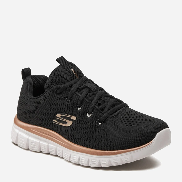 Buty sportowe damskie Skechers Graceful Get Connected 12615-BKGD 37.5 Czarne (196989392967) - obraz 2