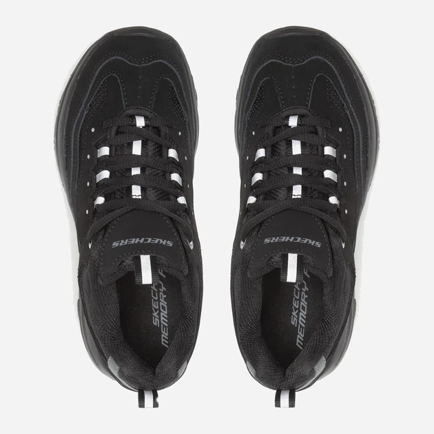 Buty sportowe damskie skórzane Skechers I Conik 88888250-BBK 37 Czarne (193113296108) - obraz 5