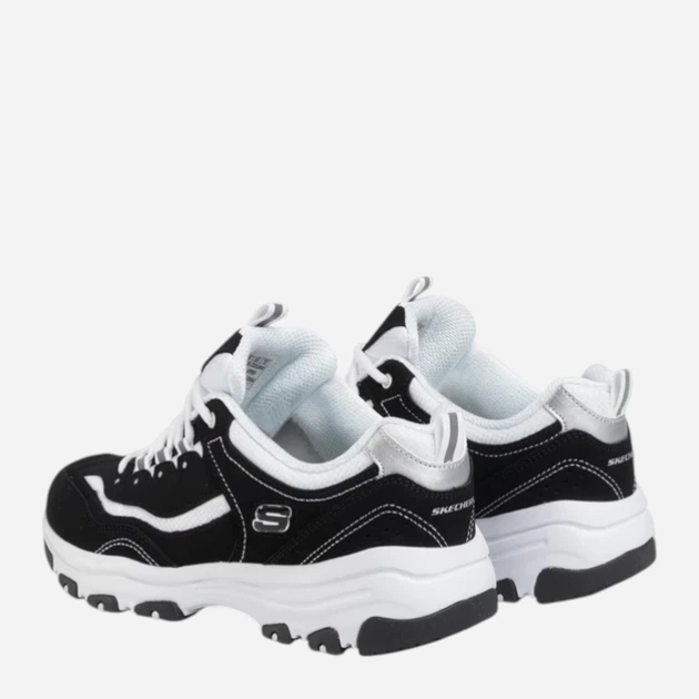 Buty sportowe damskie skórzane Skechers I Conik 88888250-BKW 37 Czarne (193113605702) - obraz 3