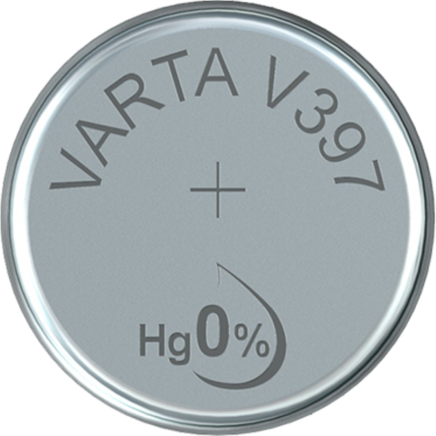 Батарейка VARTA V 397 (SR726SW) - Фото 2 Батарейка VARTA V 397 (SR726SW) - зображення 2