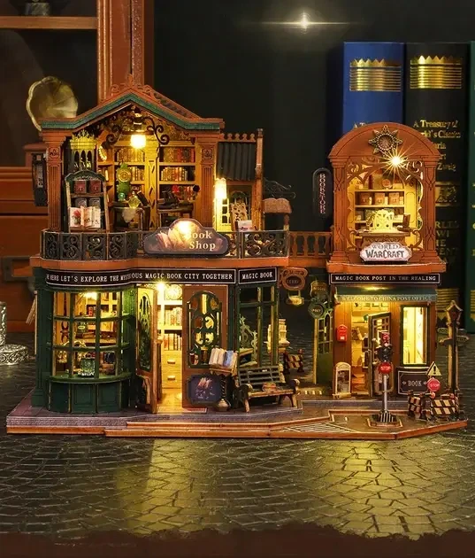 Творческий Конструктор Румбокс 3D DIY Книжковый торговый центр (Размер 18.3х23.5х17.2 см) - изображение 2