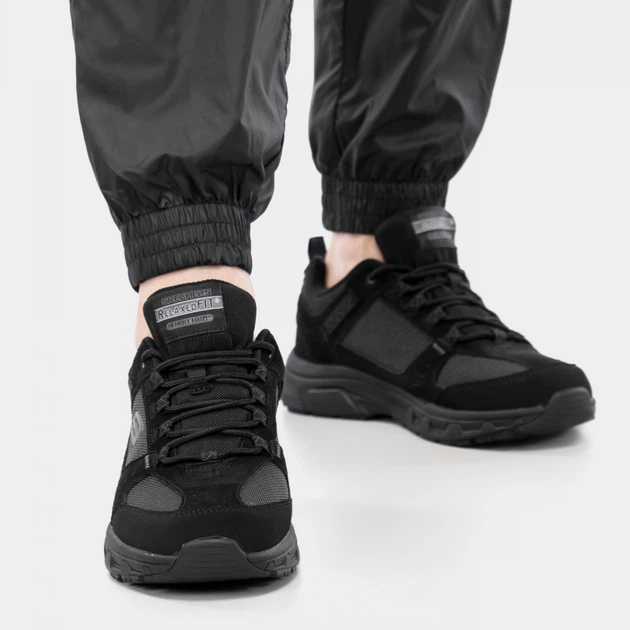Buty sportowe męskie skórzane Skechers Oak Canyon 51893-BBK 40 Czarne (192283139031) - obraz 2