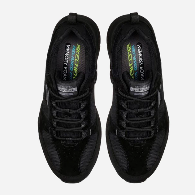 Buty sportowe męskie skórzane Skechers Oak Canyon 51893-BBK 40 Czarne (192283139031) - obraz 5