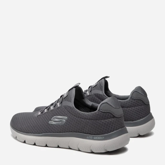 Чоловічі кросівки Skechers Summits 52811-CHAR 42 Сірі (191665120759) - зображення 3