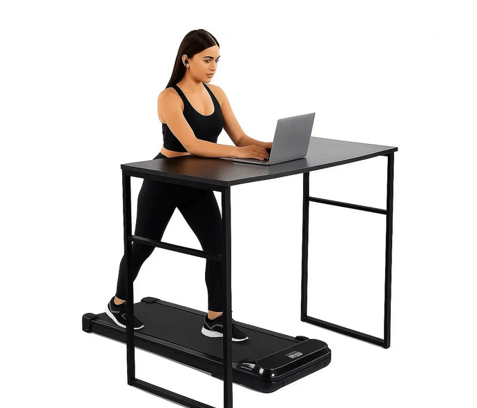 Беговая дорожка электрическая Treadmill, до 120кг, 1100Вт, до 6км/час, тихая и компактная для дома, квартиры или офиса - изображение 3